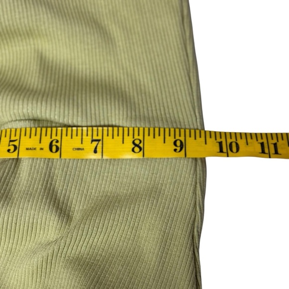 Lulus Just My Type Lime Green Ribbed Asymmetrical One-Shoulder women’s Dress S - Picture 15 of 15